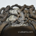 Gecko Tree root Stone Carving Inkstone